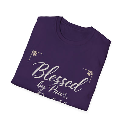 Blessed By Paws Guided By Grace T-Shirt