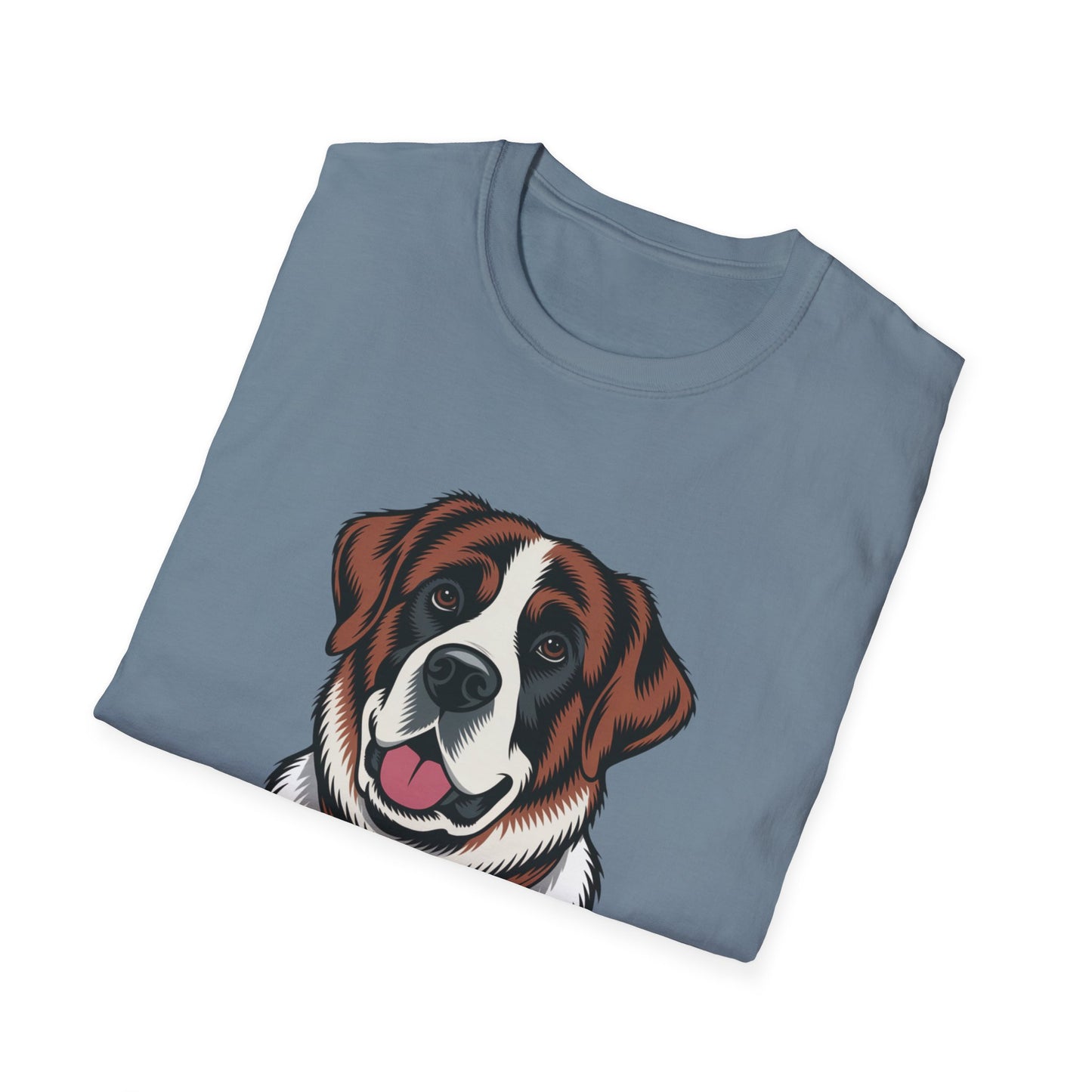 Saint Bernard Rescue Faith – 1950s Retro Dog T-Shirt