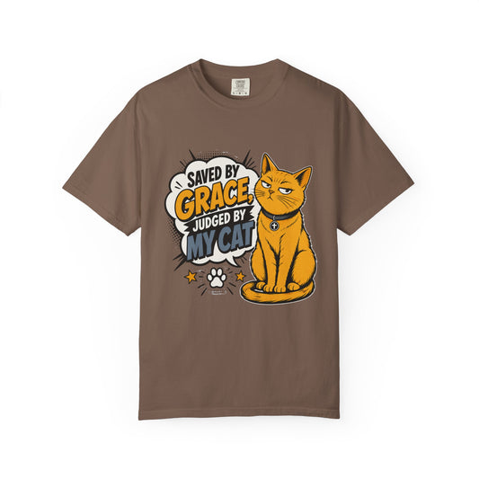 Saved By Grace Judged By My Cat T-Shirt