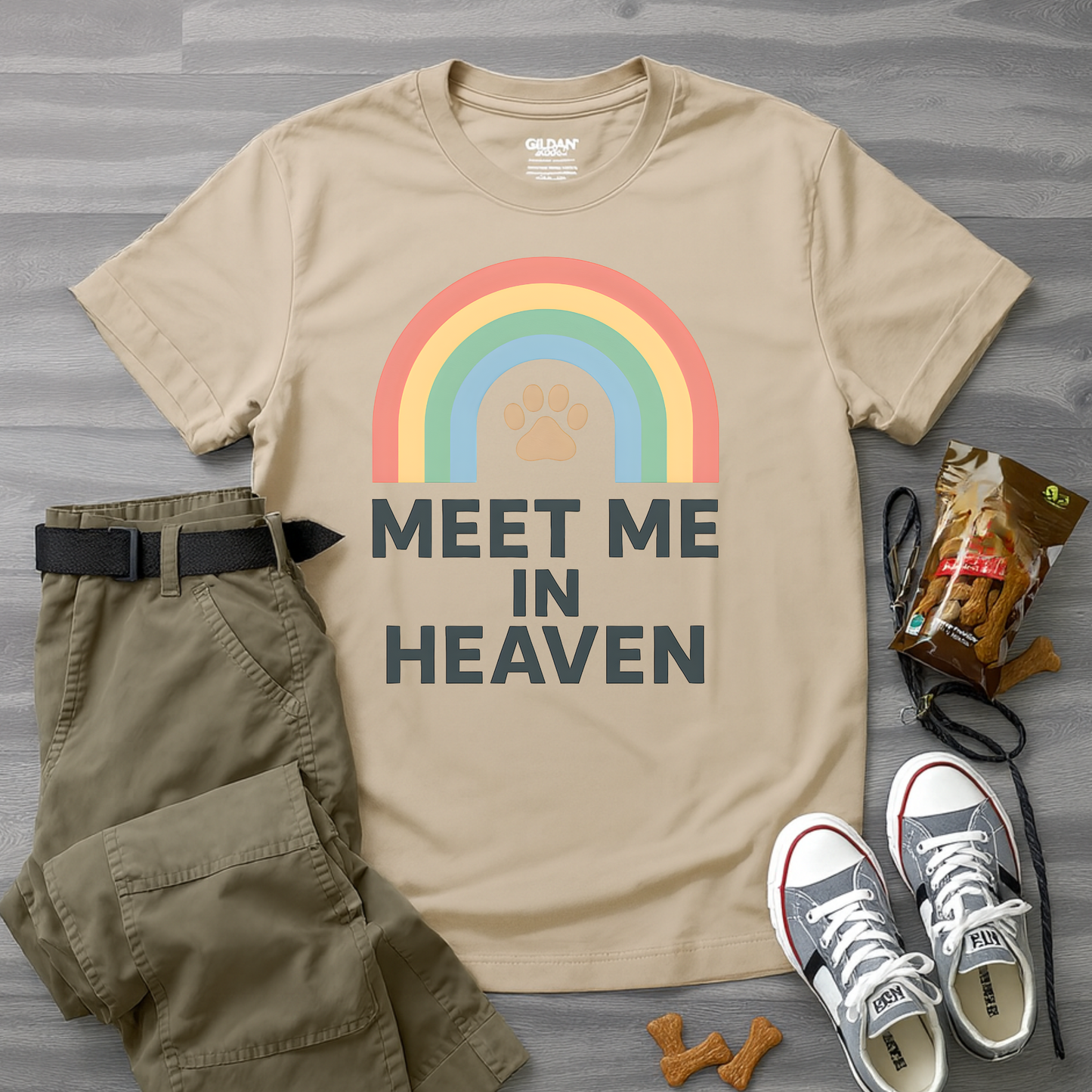 Meet Me In Heaven Paw T-Shirt