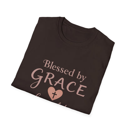 Blessed By Grace Loved By Dogs T-Shirt