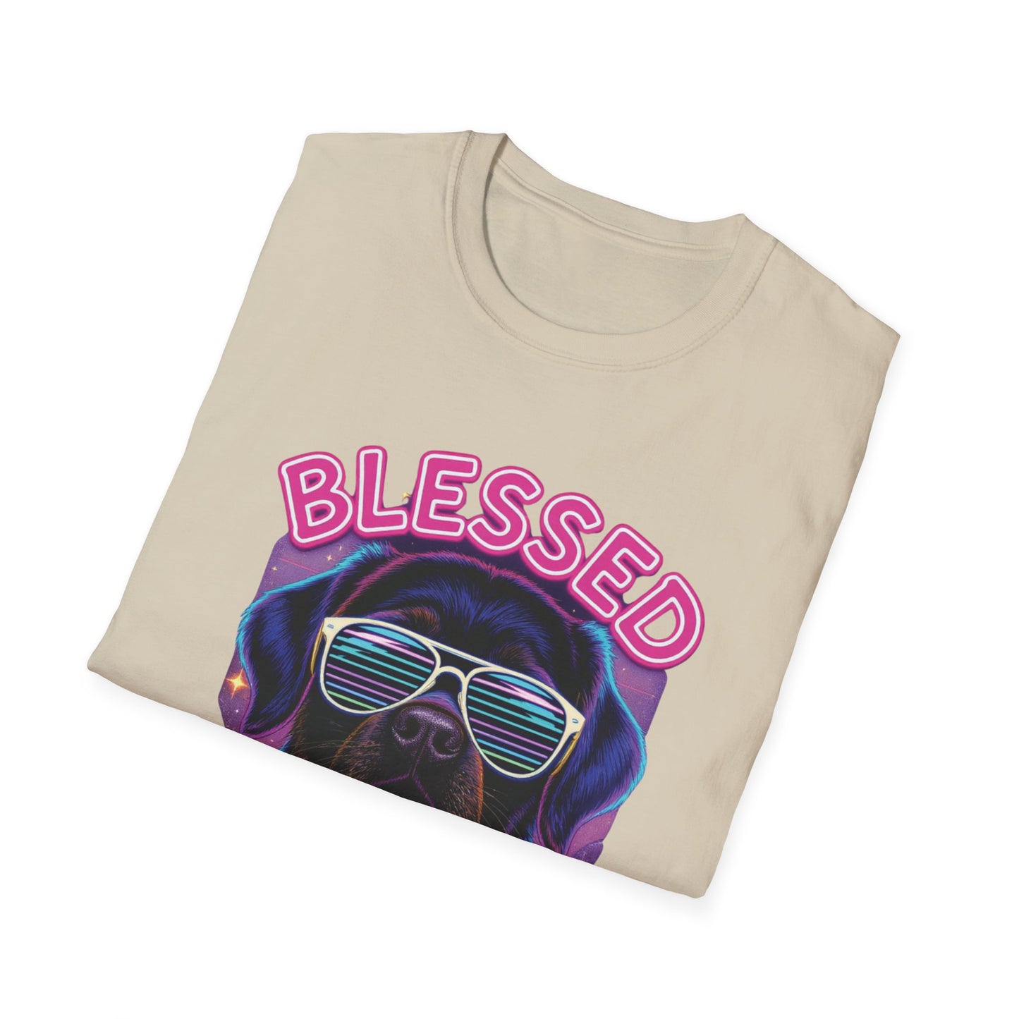 Blessed With Paws Neon T-Shirt