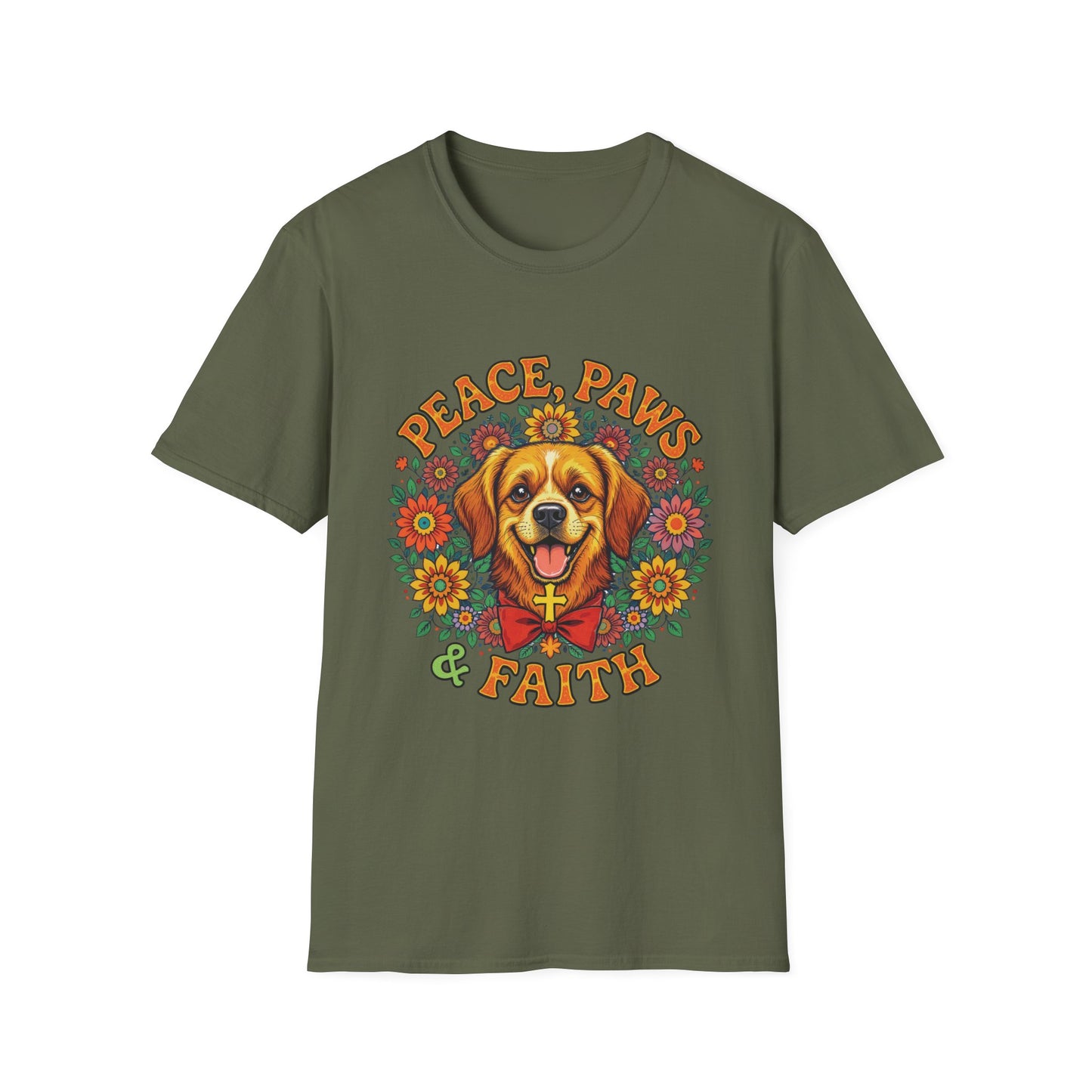 Peace Paws & Faith Hippie T-Shirt