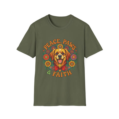 Peace Paws & Faith Hippie T-Shirt
