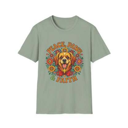 Peace Paws & Faith Hippie T-Shirt
