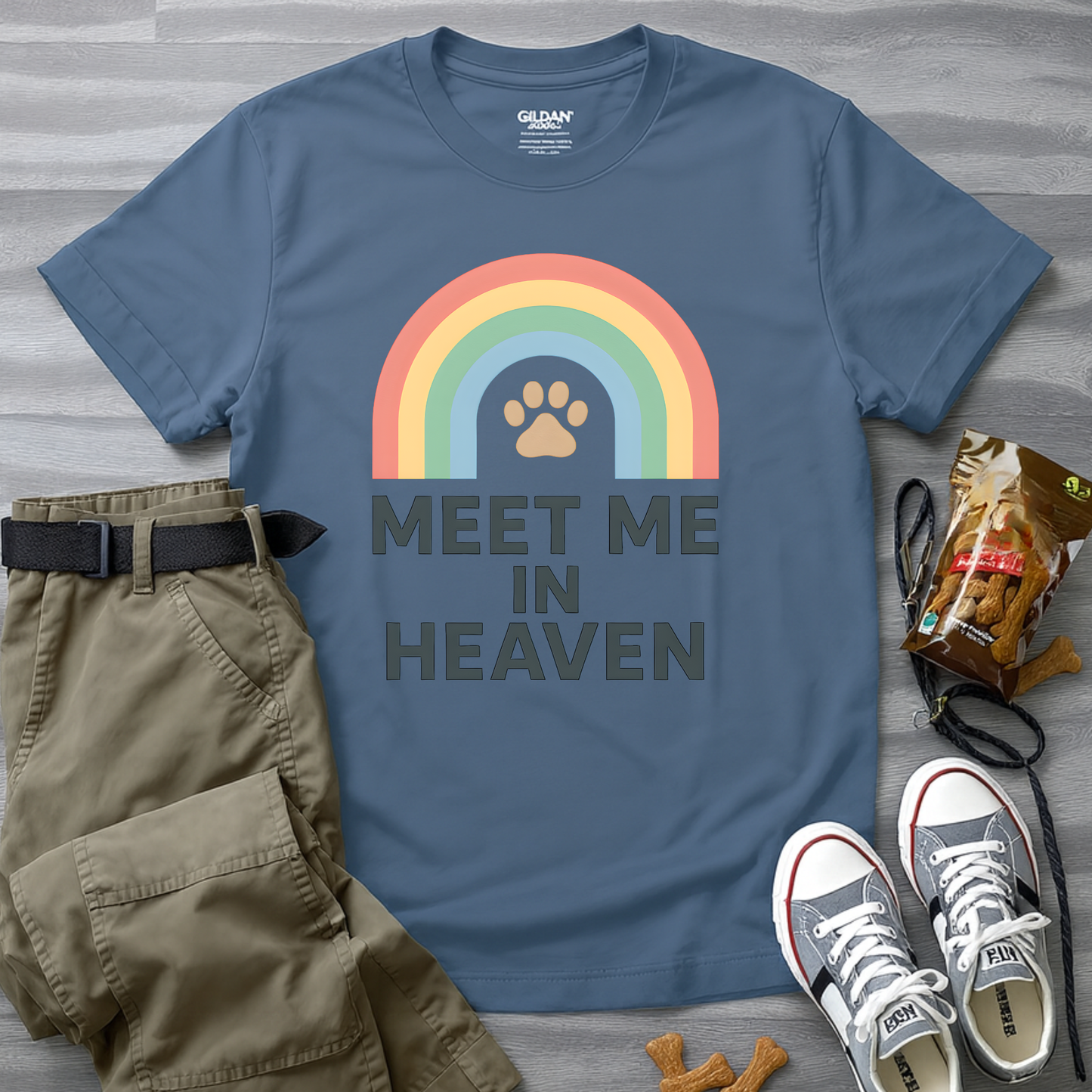 Meet Me In Heaven Paw T-Shirt