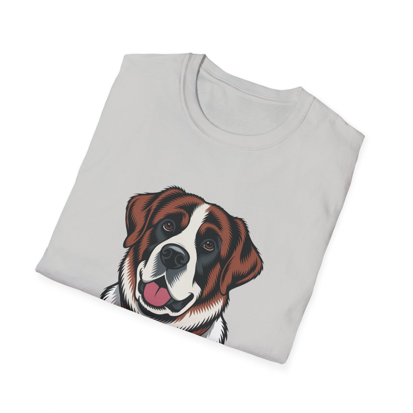 Saint Bernard Rescue Faith – 1950s Retro Dog T-Shirt
