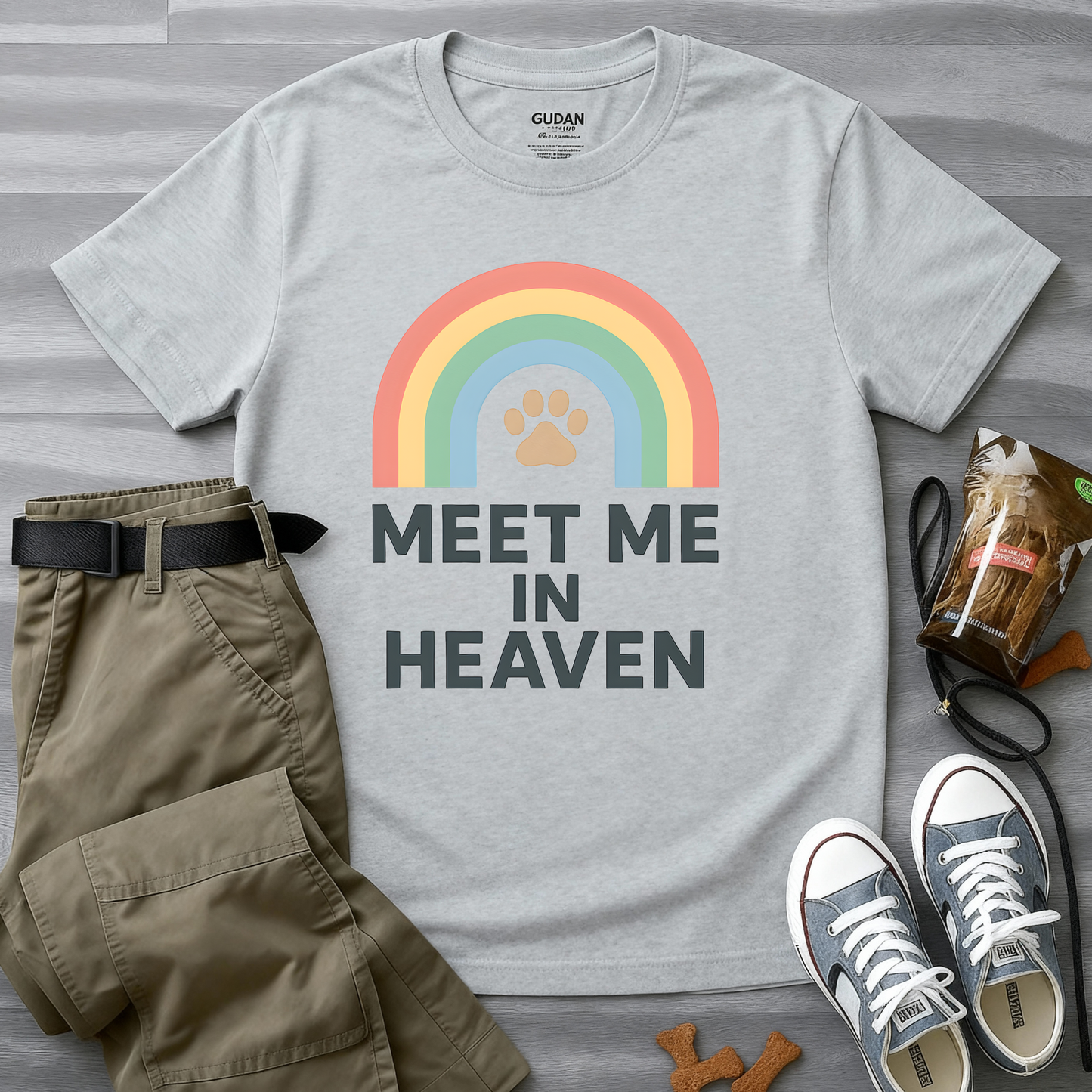 Meet Me In Heaven Paw T-Shirt