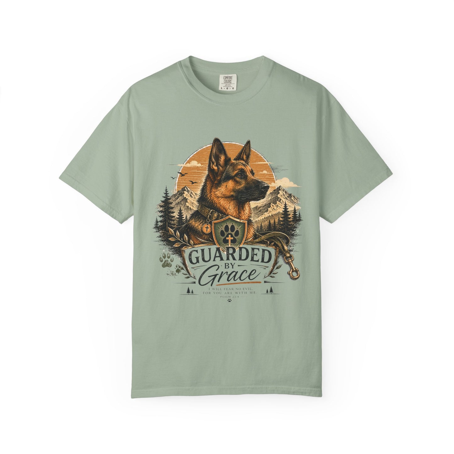 German Shepherd — Guarded by Grace T-Shirt