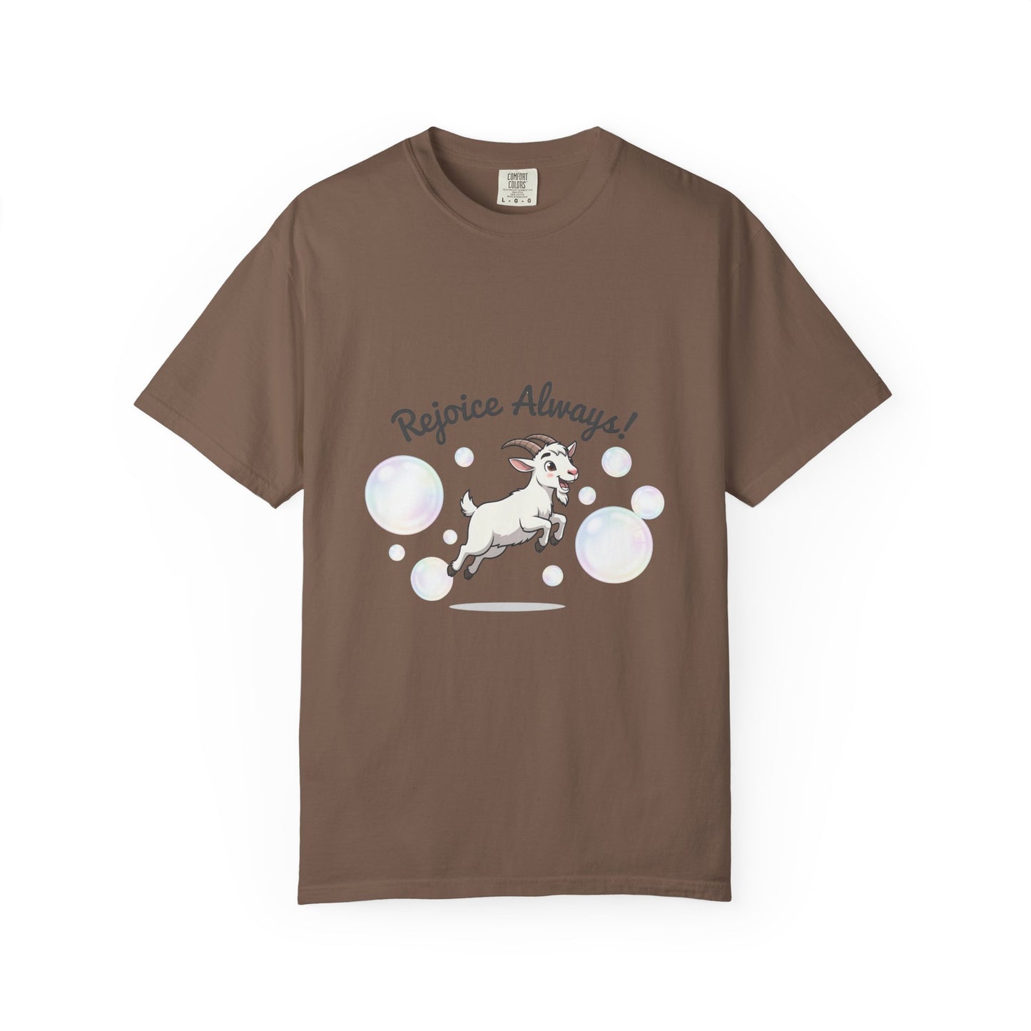 Rejoice Always Happy Goat T-Shirt