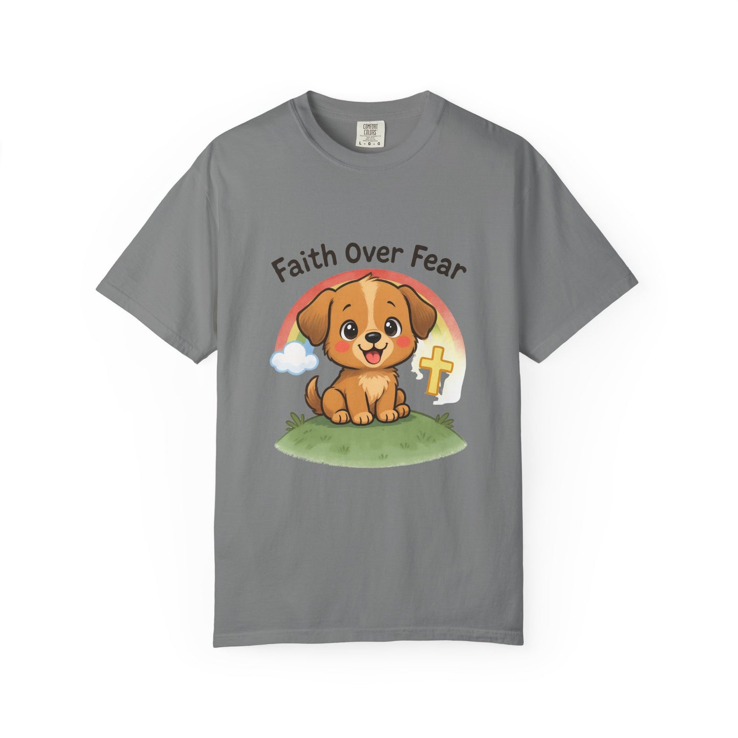Faith Over Fear Puppy T-Shirt