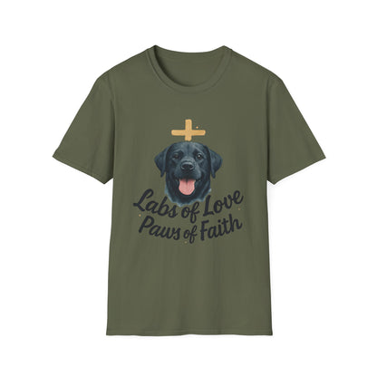 Labs Of Love Paws Of Faith T-Shirt