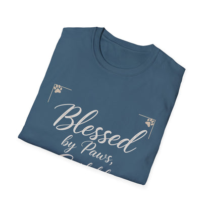Blessed By Paws Guided By Grace T-Shirt