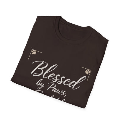 Blessed By Paws Guided By Grace T-Shirt