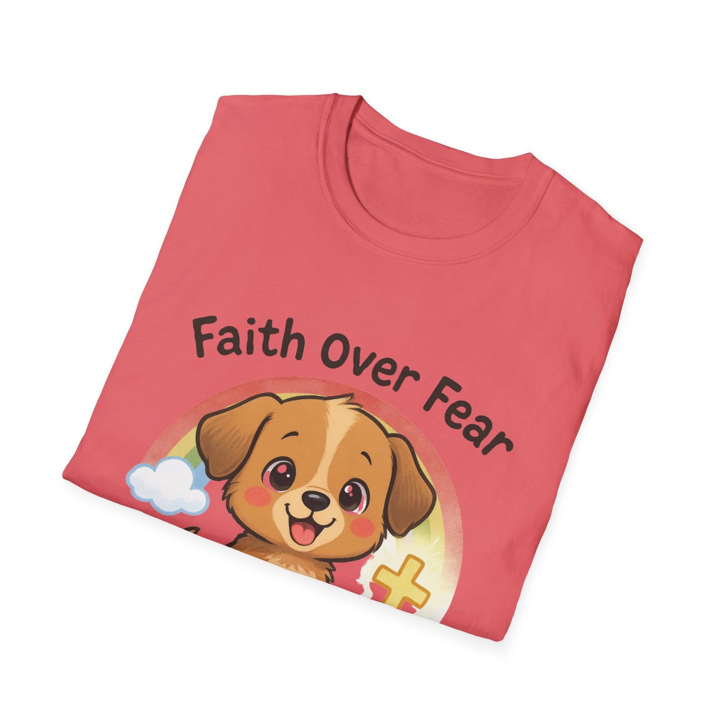 Faith Over Fear Puppy T-Shirt