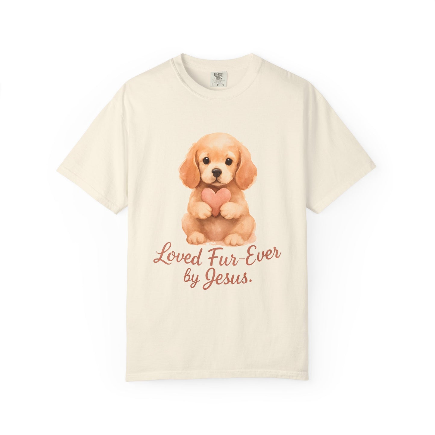 Loved Fur-Ever By Jesus T-Shirt (1)