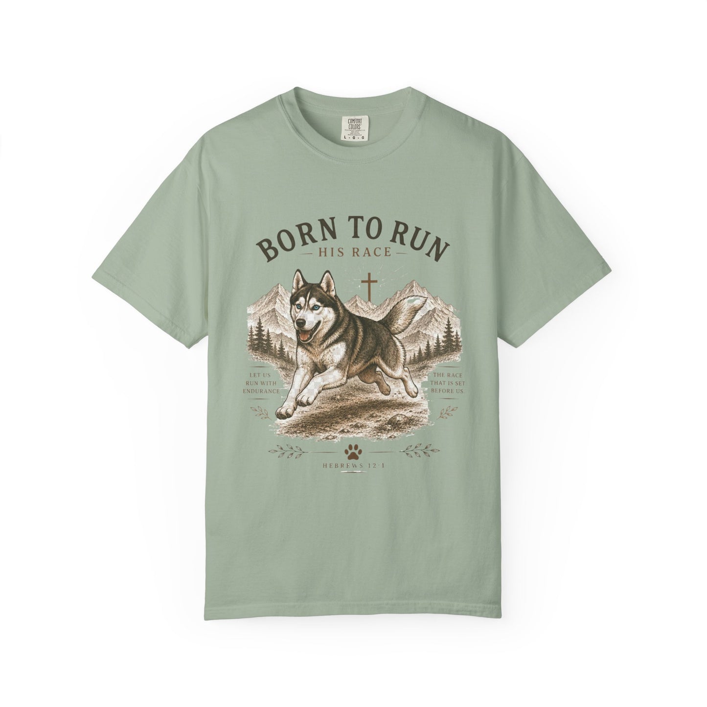 Husky — Born to Run His Race T-Shirt