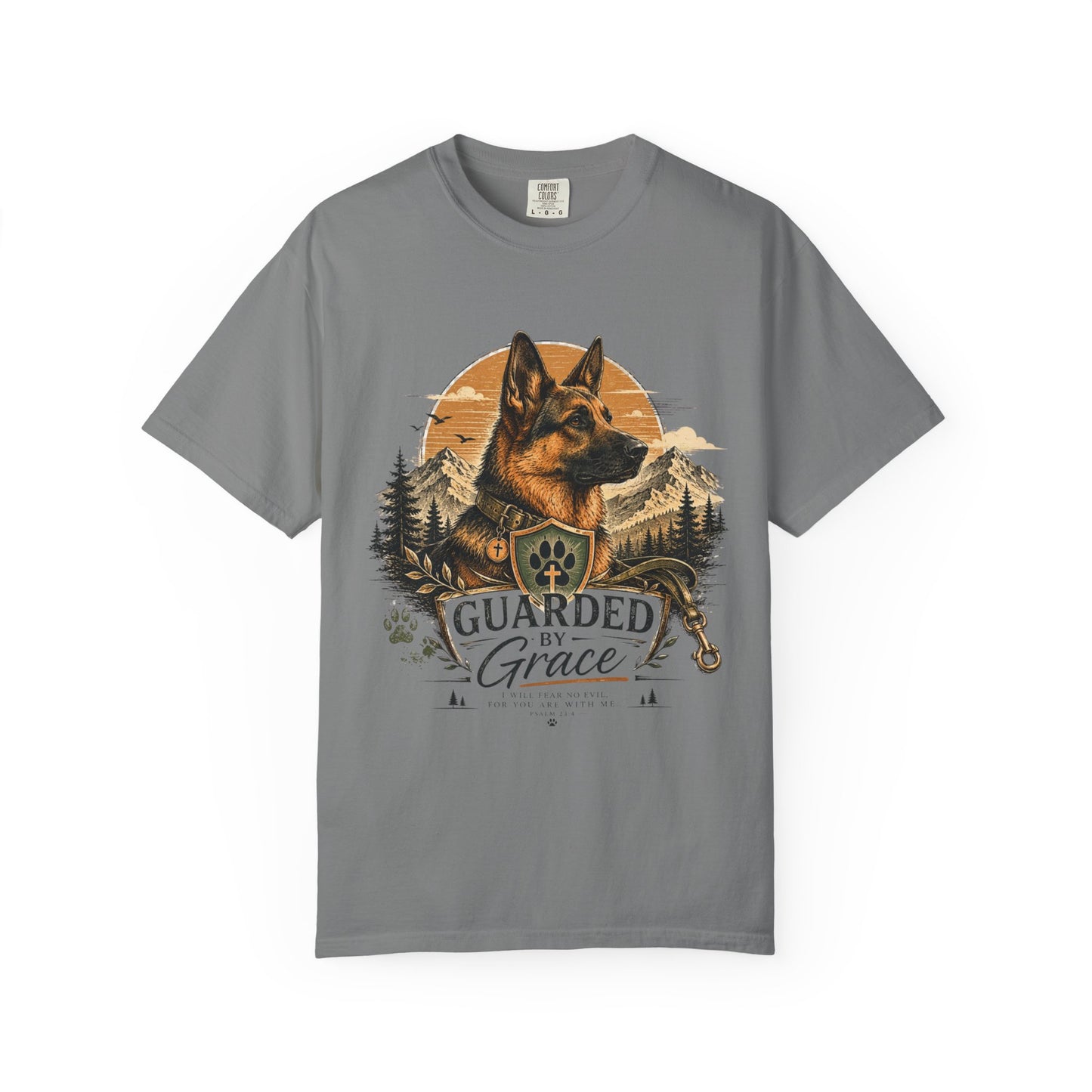 German Shepherd — Guarded by Grace T-Shirt