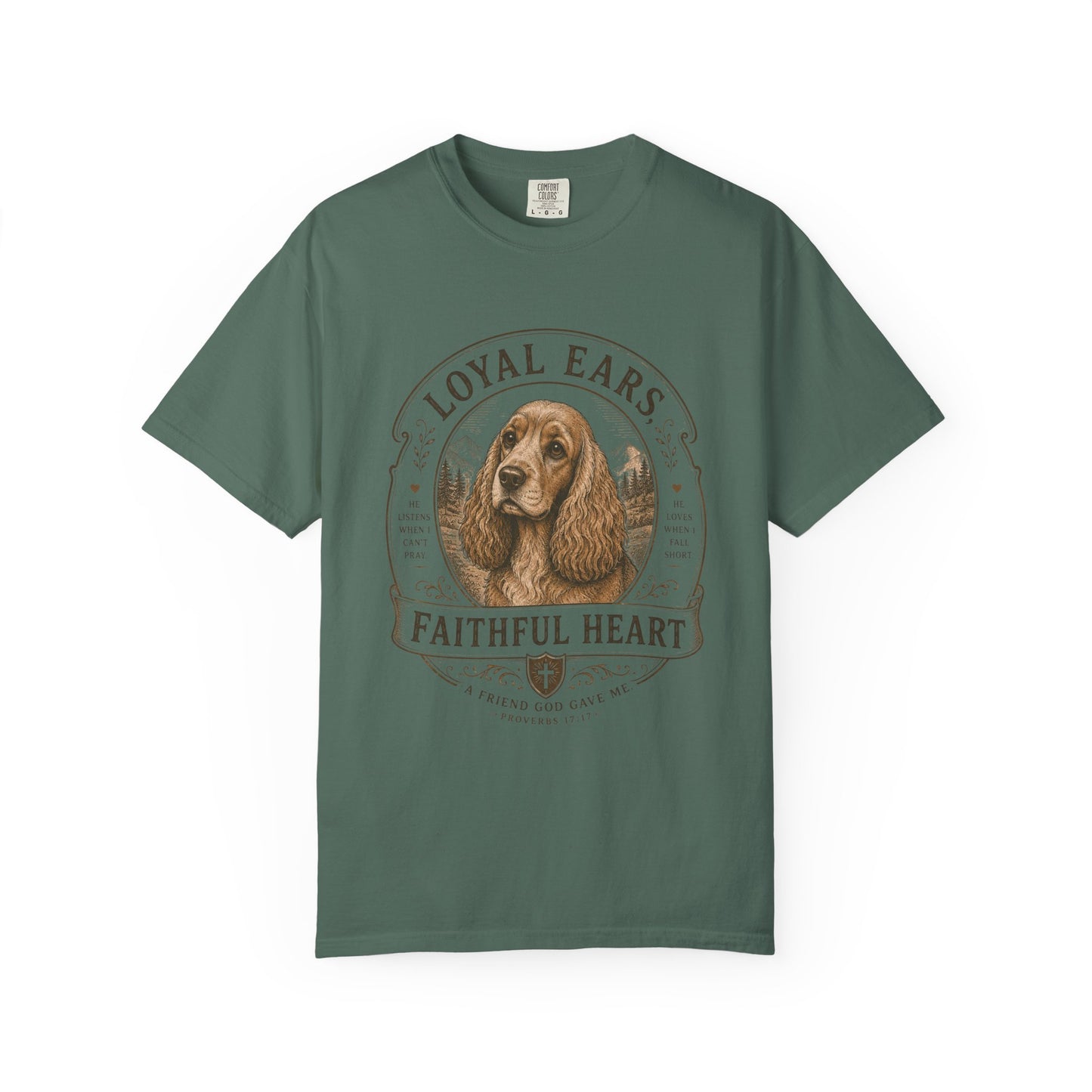 Cocker Spaniel — Loyal Ears, Faithful Heart T-Shirt