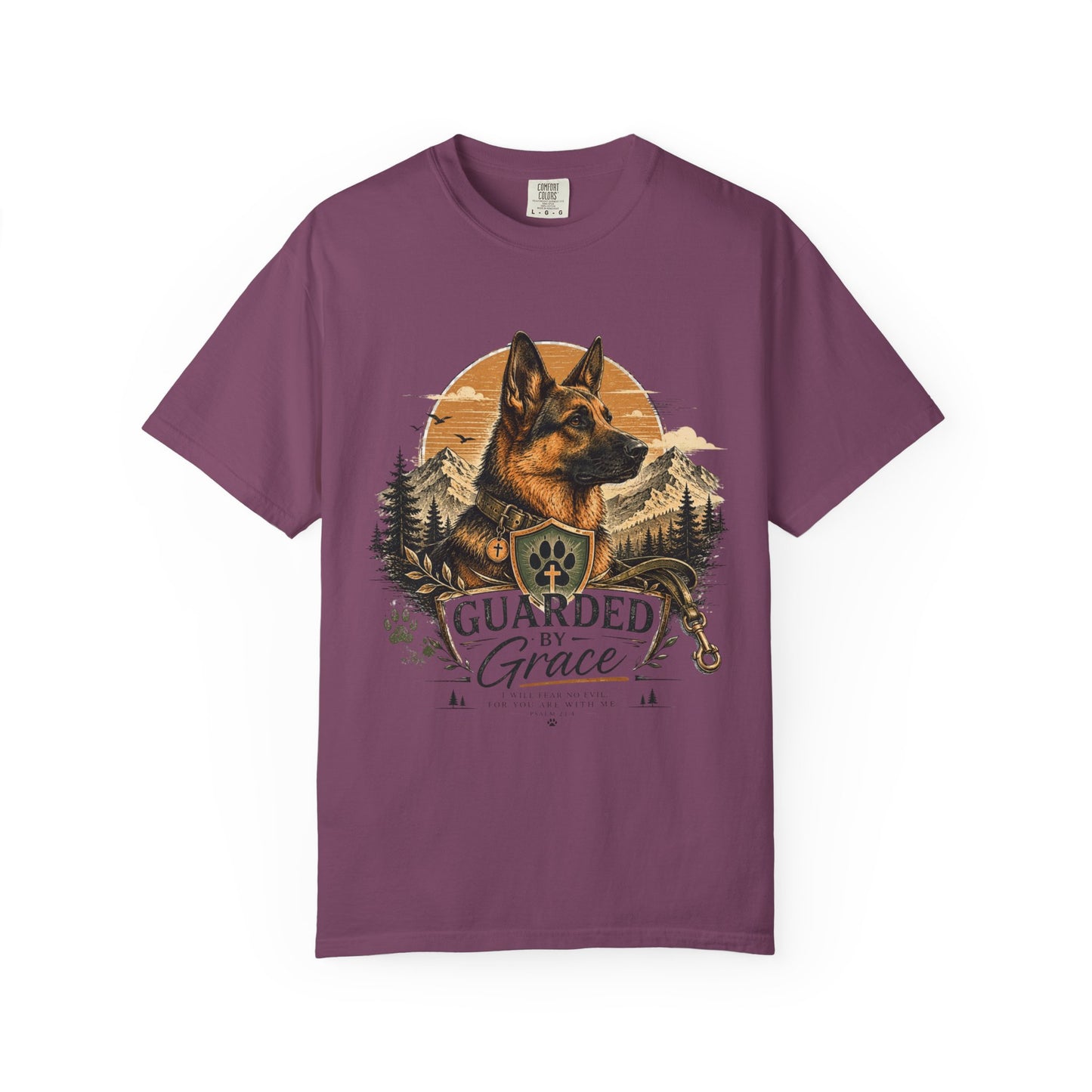 German Shepherd — Guarded by Grace T-Shirt