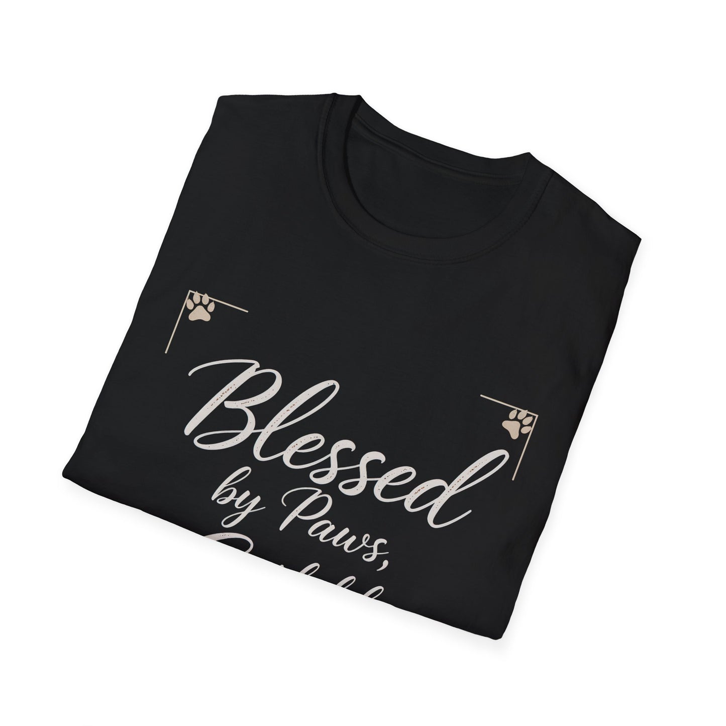 Blessed By Paws Guided By Grace T-Shirt