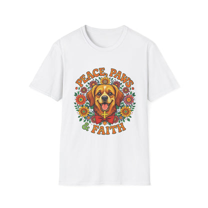 Peace Paws & Faith Hippie T-Shirt