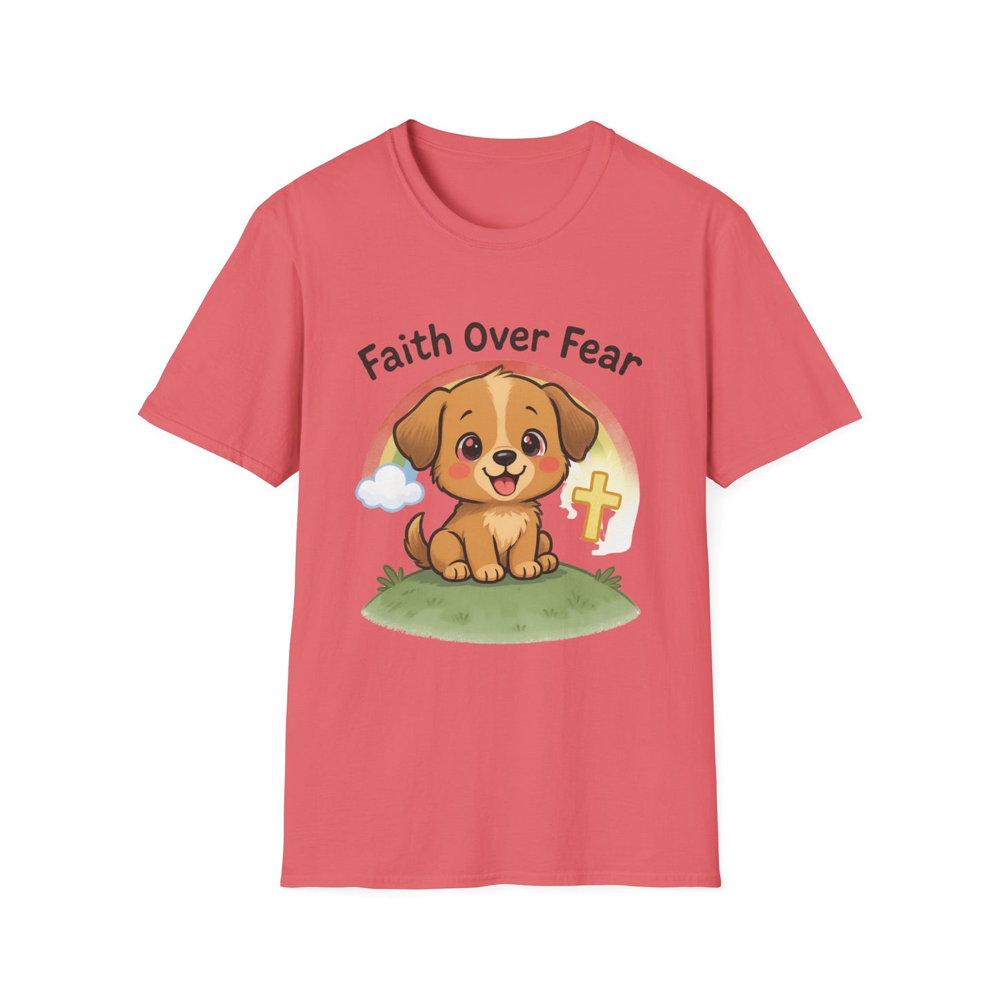 Faith Over Fear Puppy T-Shirt