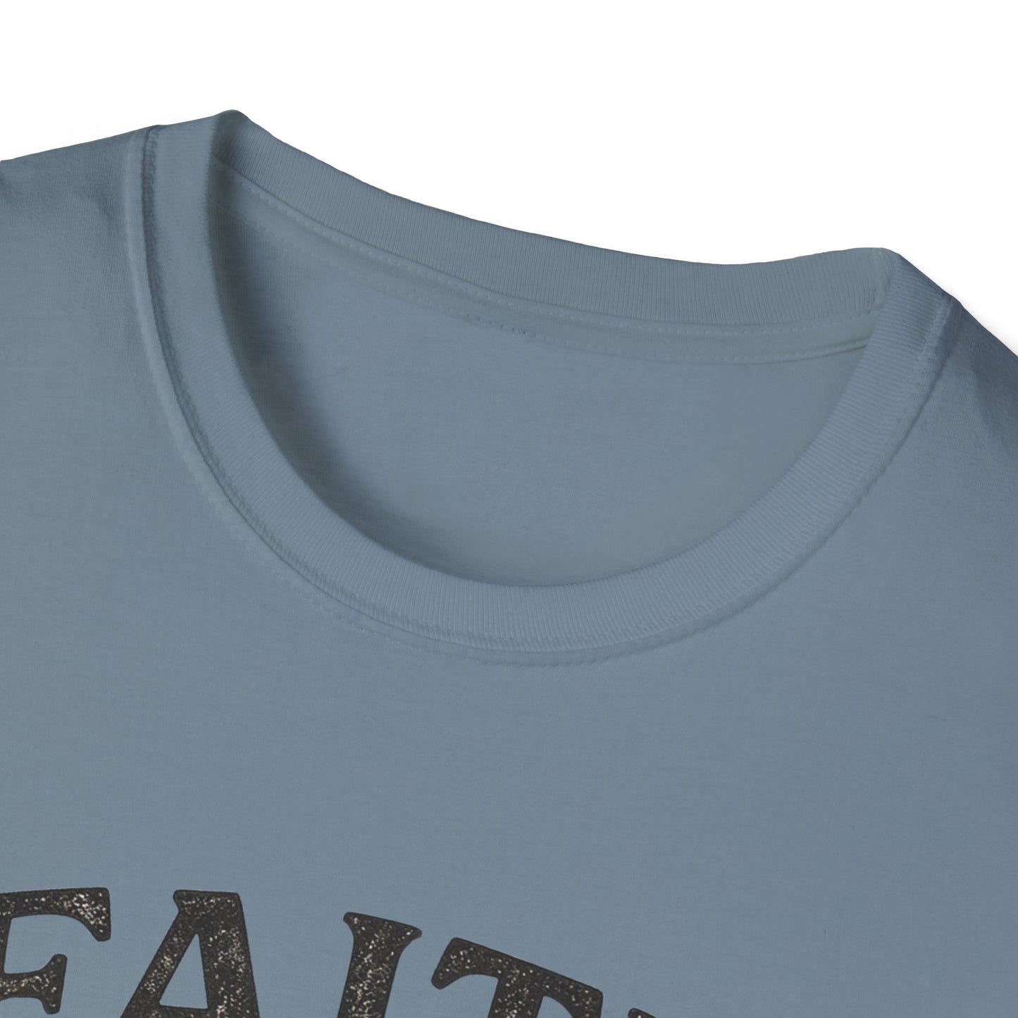 Faith Leaves Prints Retro Paw T-Shirt