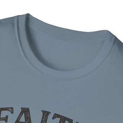 Faith Leaves Prints Retro Paw T-Shirt