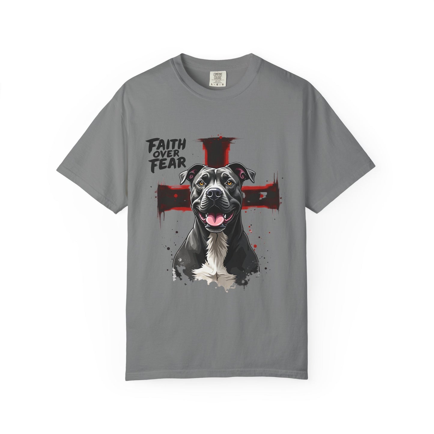 Fear Over Faith Pitbull T-Shirt