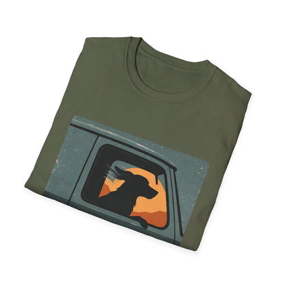 Road Trips And Paw Prints T-Shirt