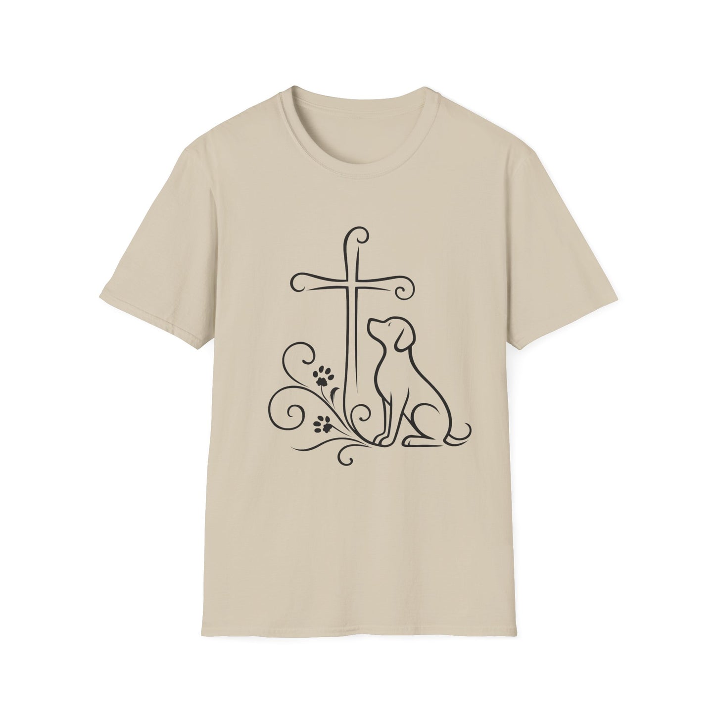 Faithful Dog Silhouette T-Shirt