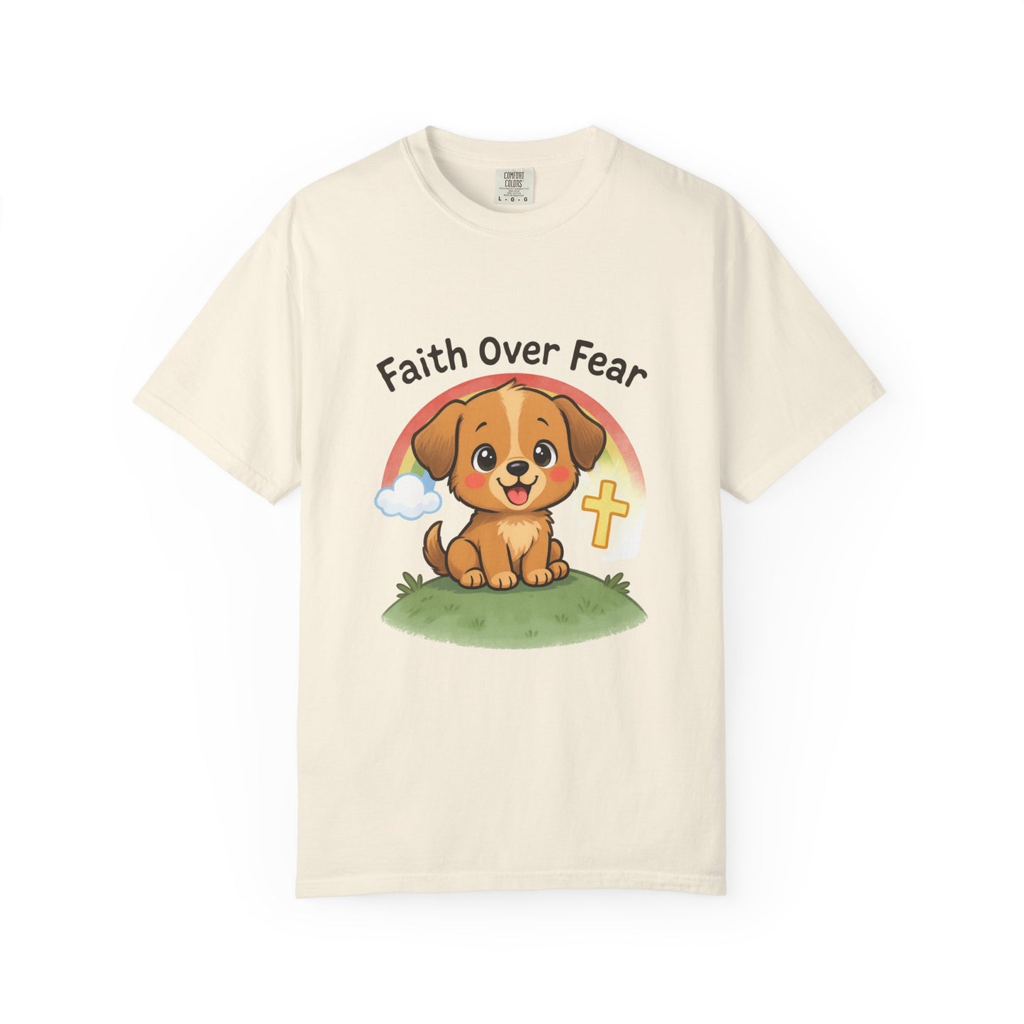 Faith Over Fear Puppy T-Shirt