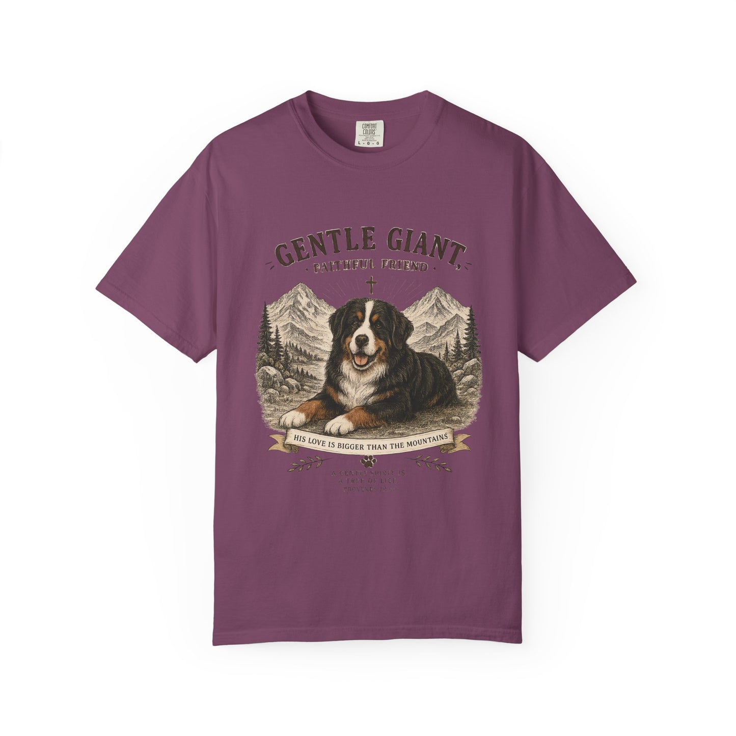 Bernese Mountain Dog — Gentle Giant, Faithful Friend T-Shirt