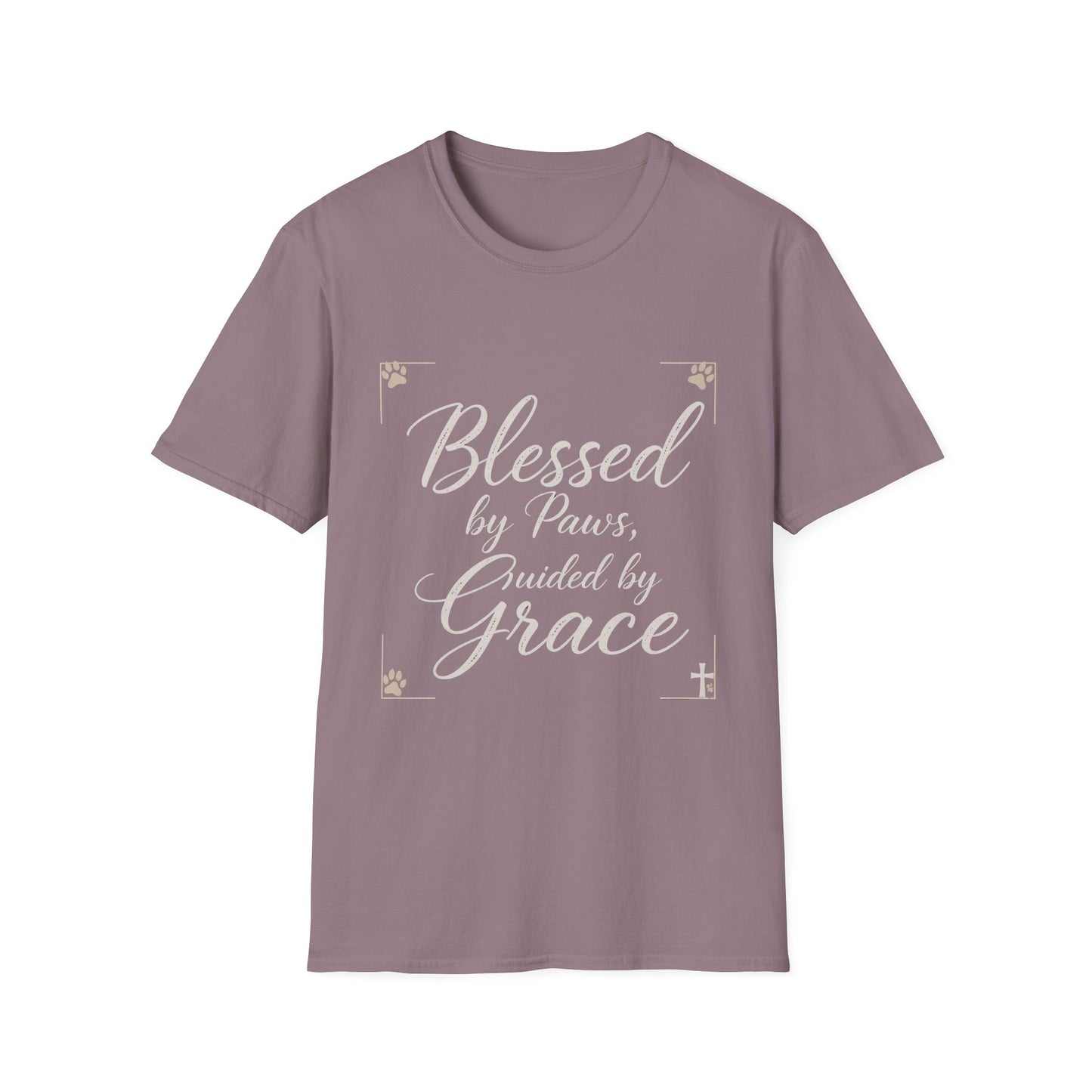 Blessed By Paws Guided By Grace T-Shirt