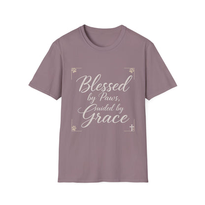 Blessed By Paws Guided By Grace T-Shirt