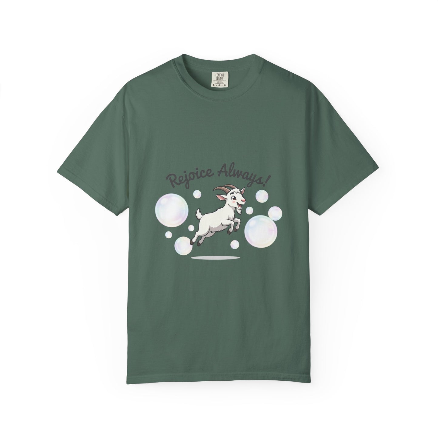 Rejoice Always Happy Goat T-Shirt