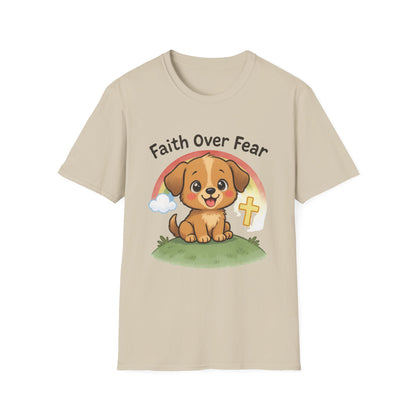 Faith Over Fear Puppy T-Shirt