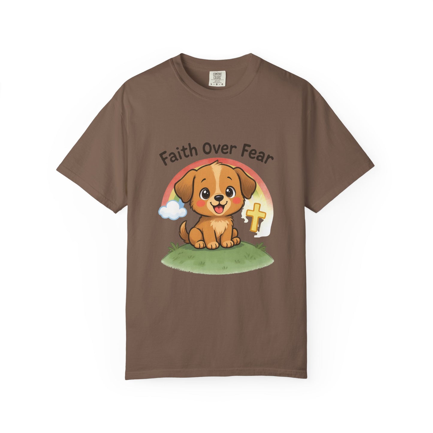 Faith Over Fear Puppy T-Shirt