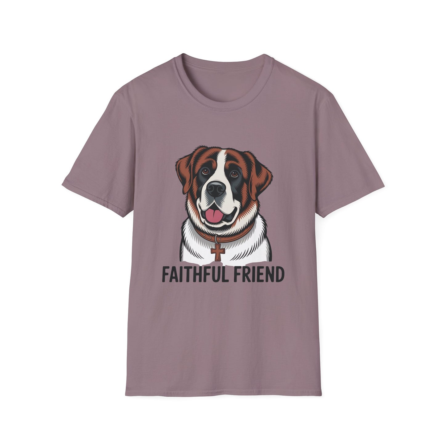Saint Bernard Rescue Faith – 1950s Retro Dog T-Shirt