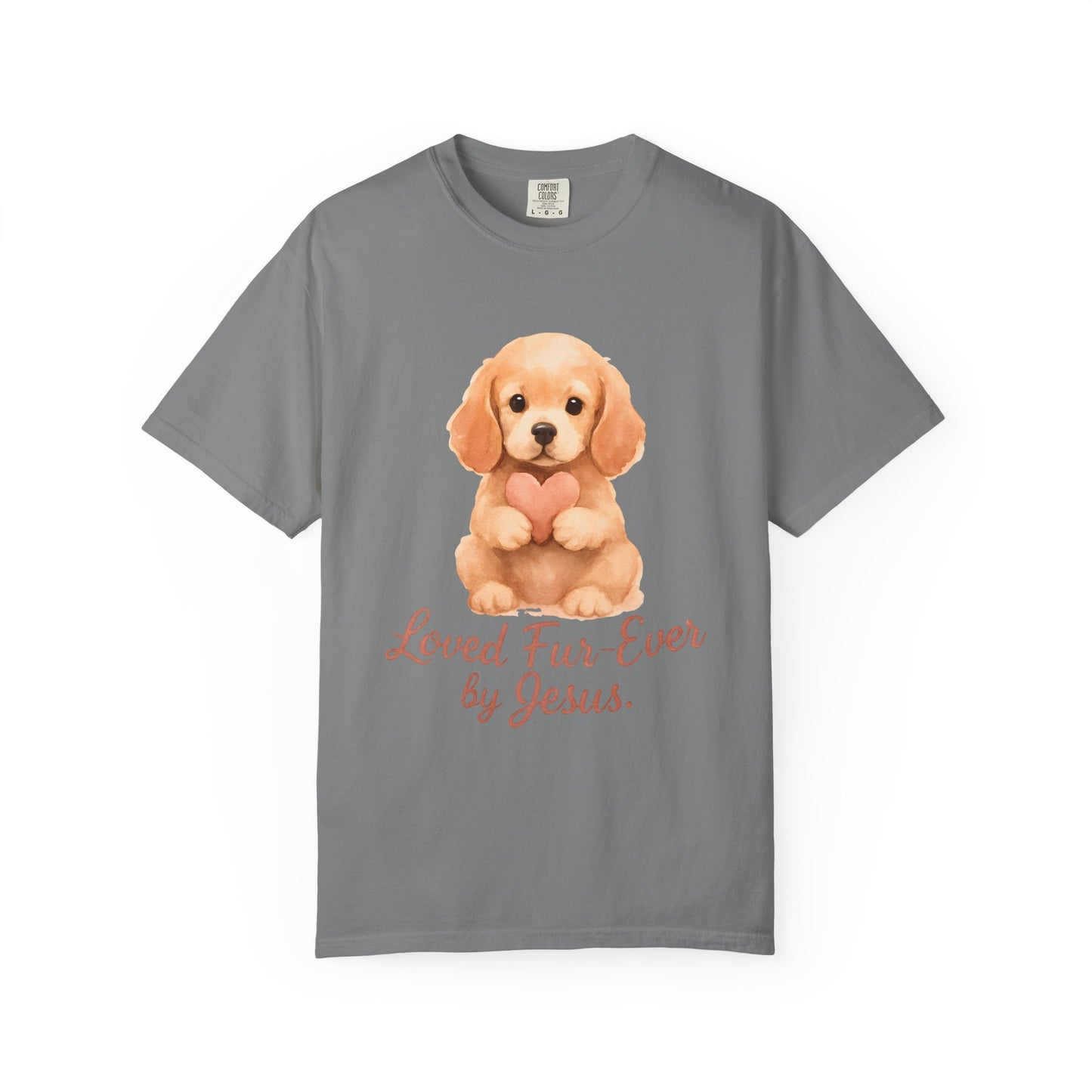 Loved Fur-Ever By Jesus T-Shirt (1)