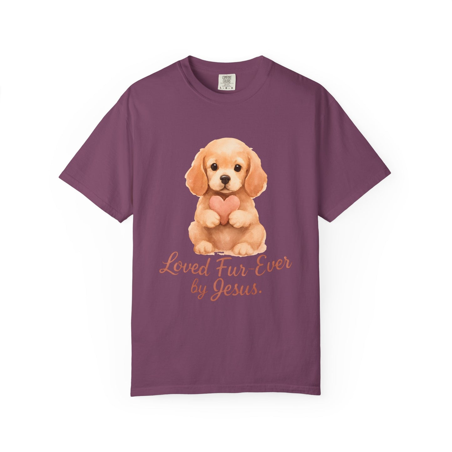 Loved Fur-Ever By Jesus T-Shirt (1)