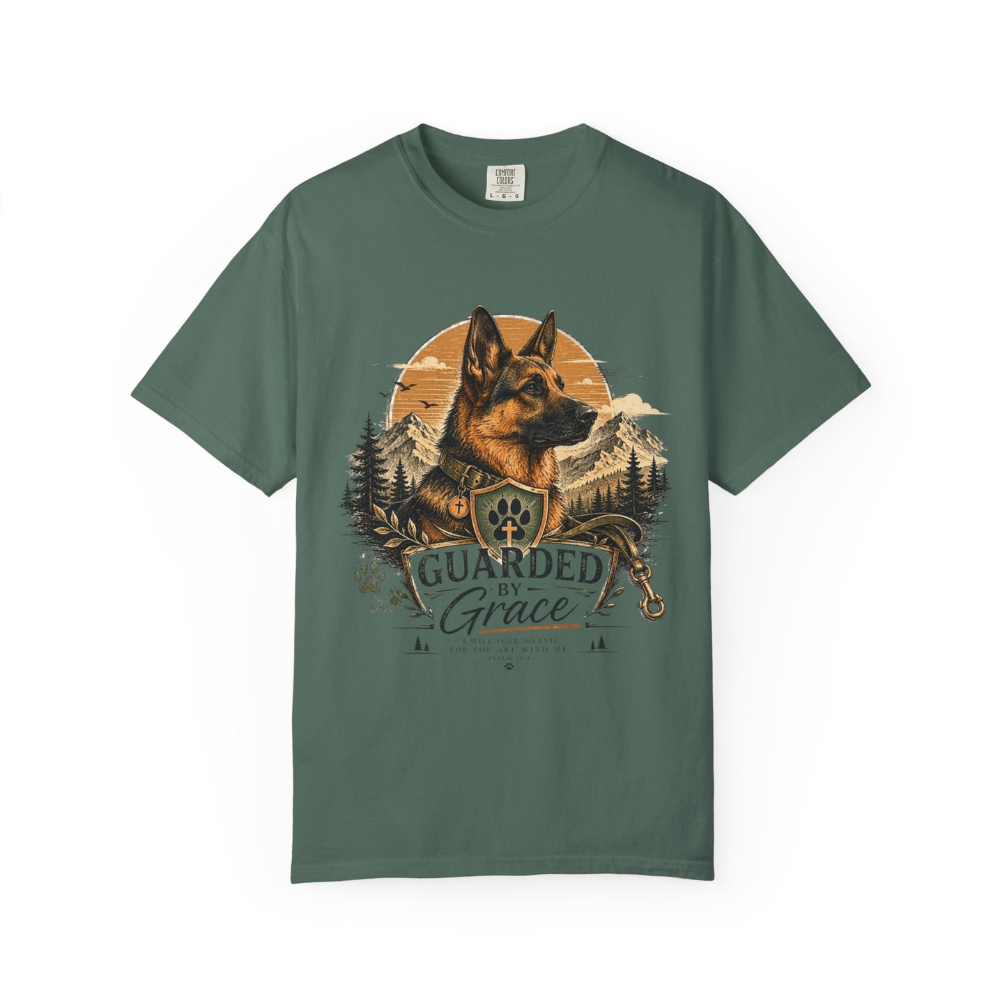 German Shepherd — Guarded by Grace T-Shirt