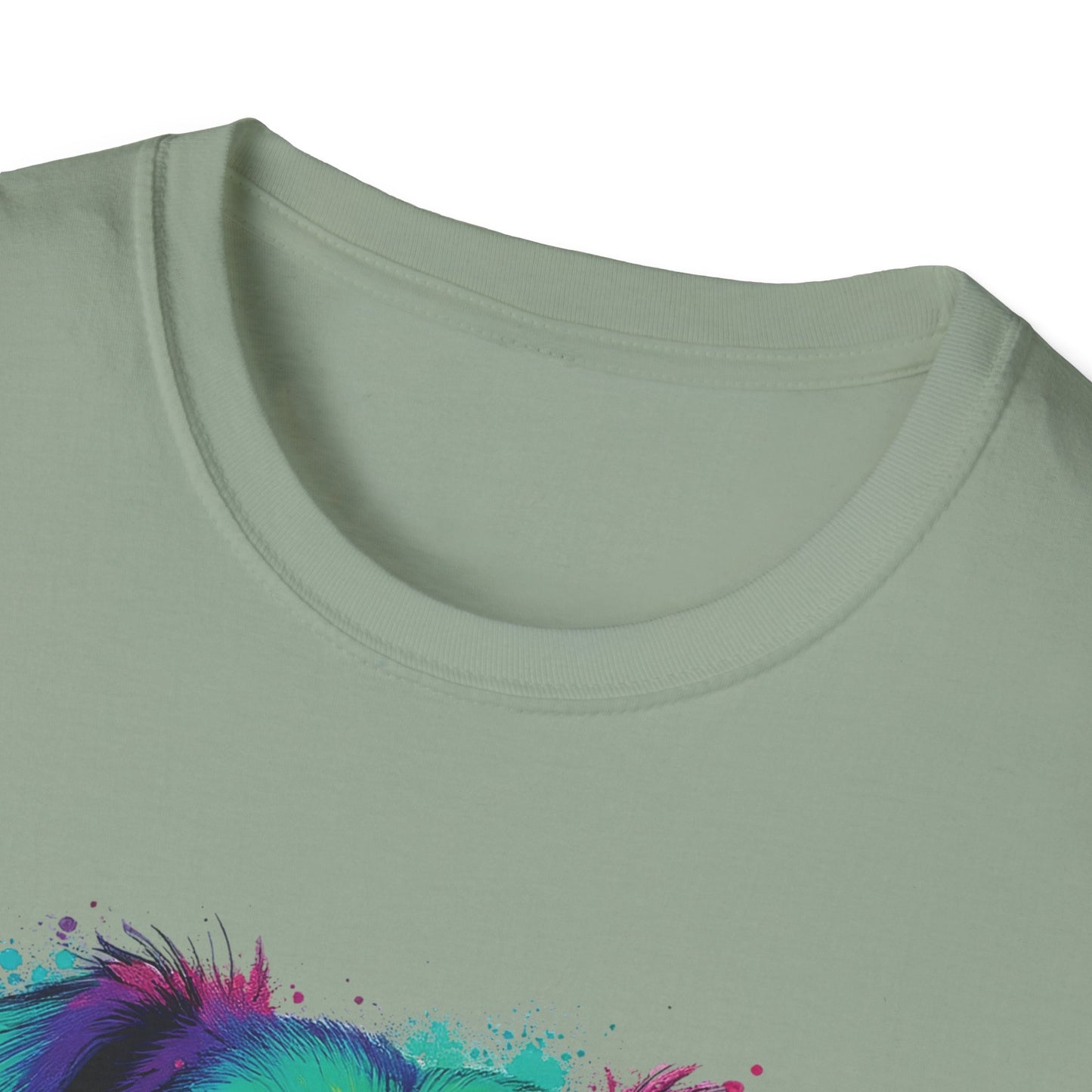 Paw-sitively Blessed Paint Dog T-Shirt