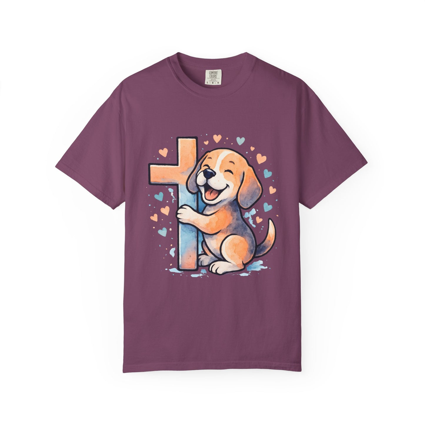 Joyful Puppy WatercolorT-Shirt