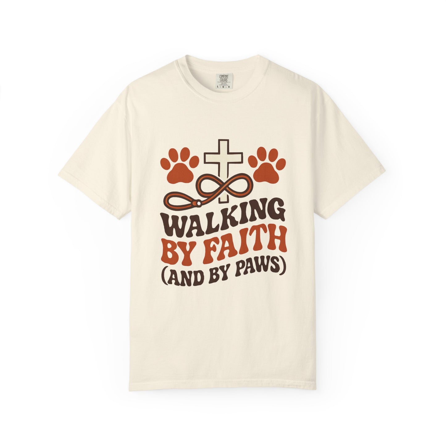 Faith & Paws Infinity Walk Retro T-Shirt