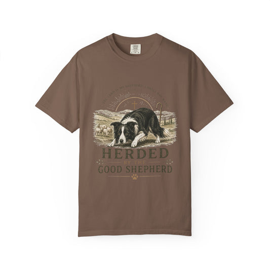 Border Collie — Herded by the Good Shepherd T-Shirt