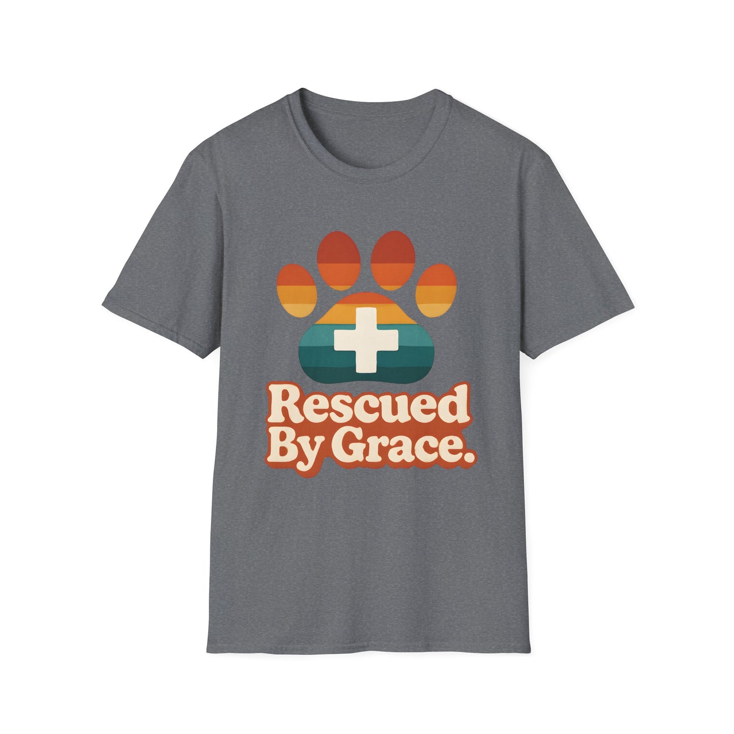 Rescued By Grace Retro T-Shirt