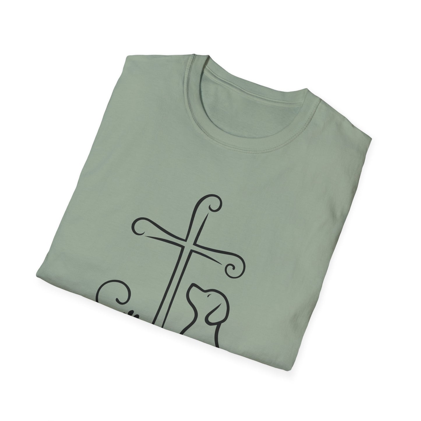 Faithful Dog Silhouette T-Shirt