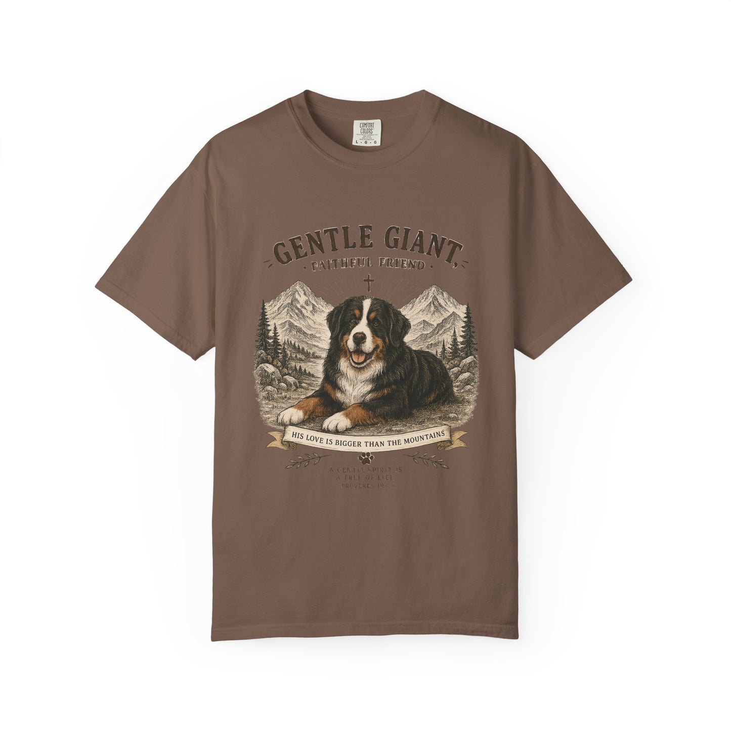 Bernese Mountain Dog — Gentle Giant, Faithful Friend T-Shirt